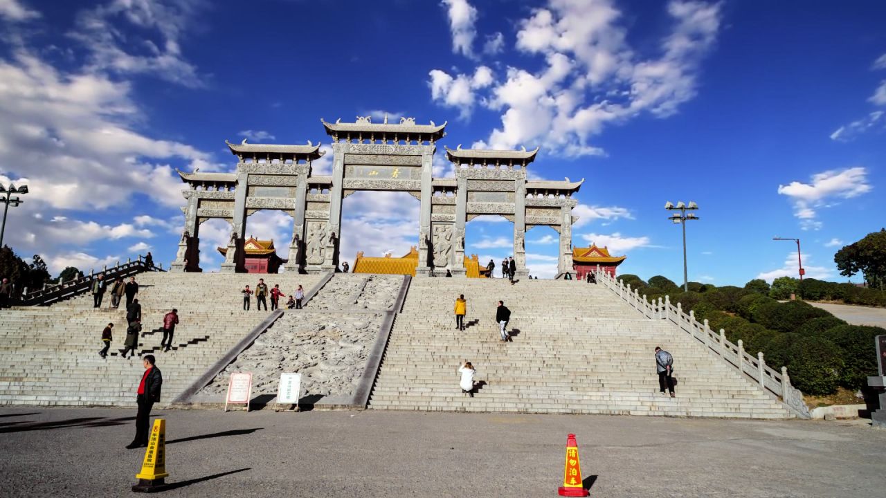 牌楼大范围延时合成