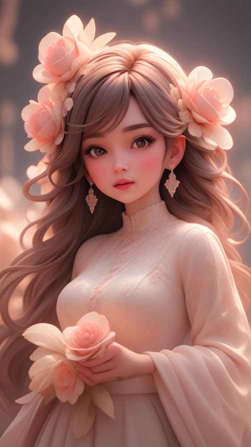 可爱治愈女孩