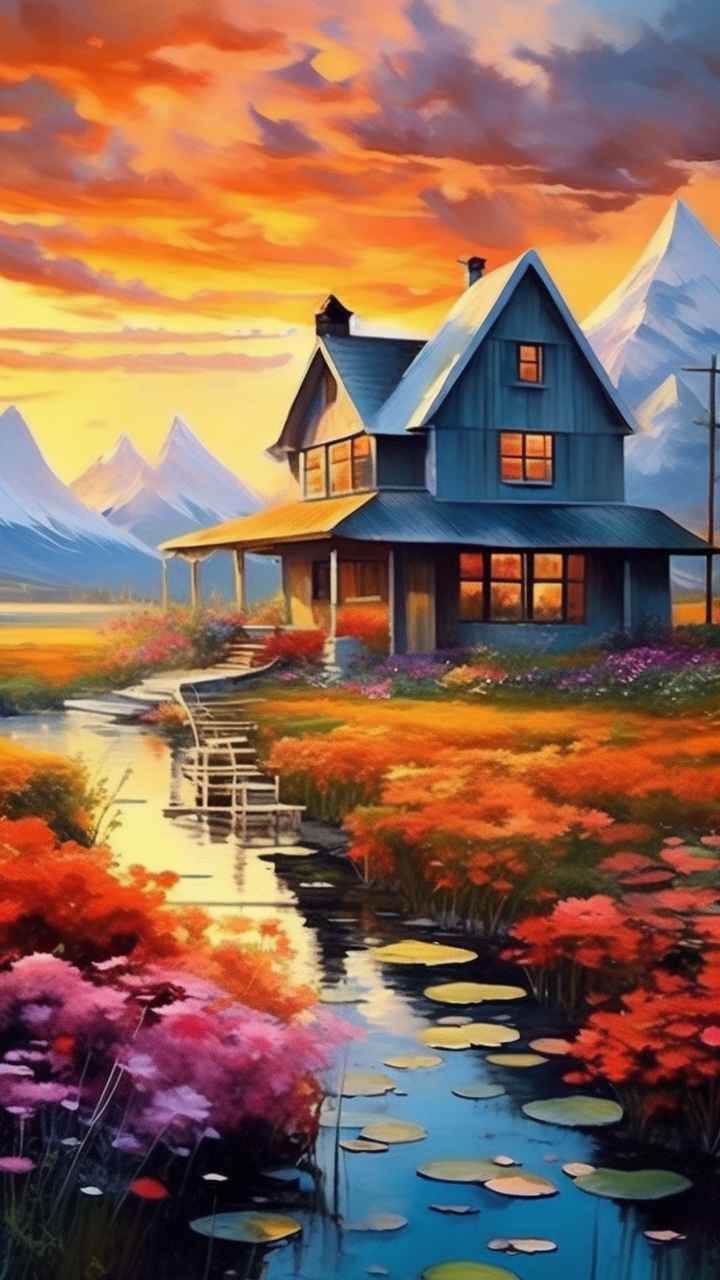 充满活力的绿洲在它的后院各种花 117