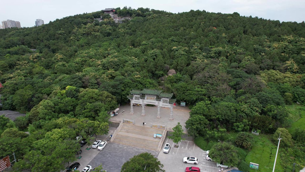 江苏徐州城市风光地标建筑航拍 