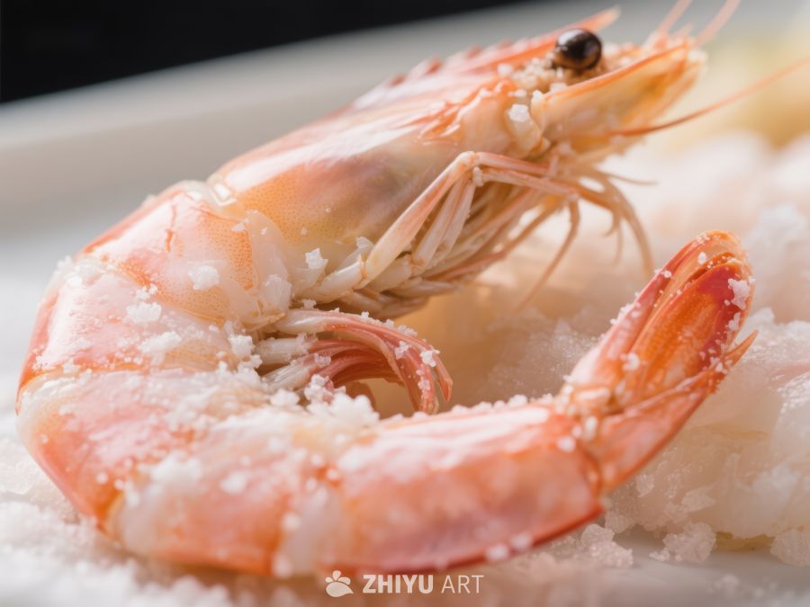 盐焗虾特写