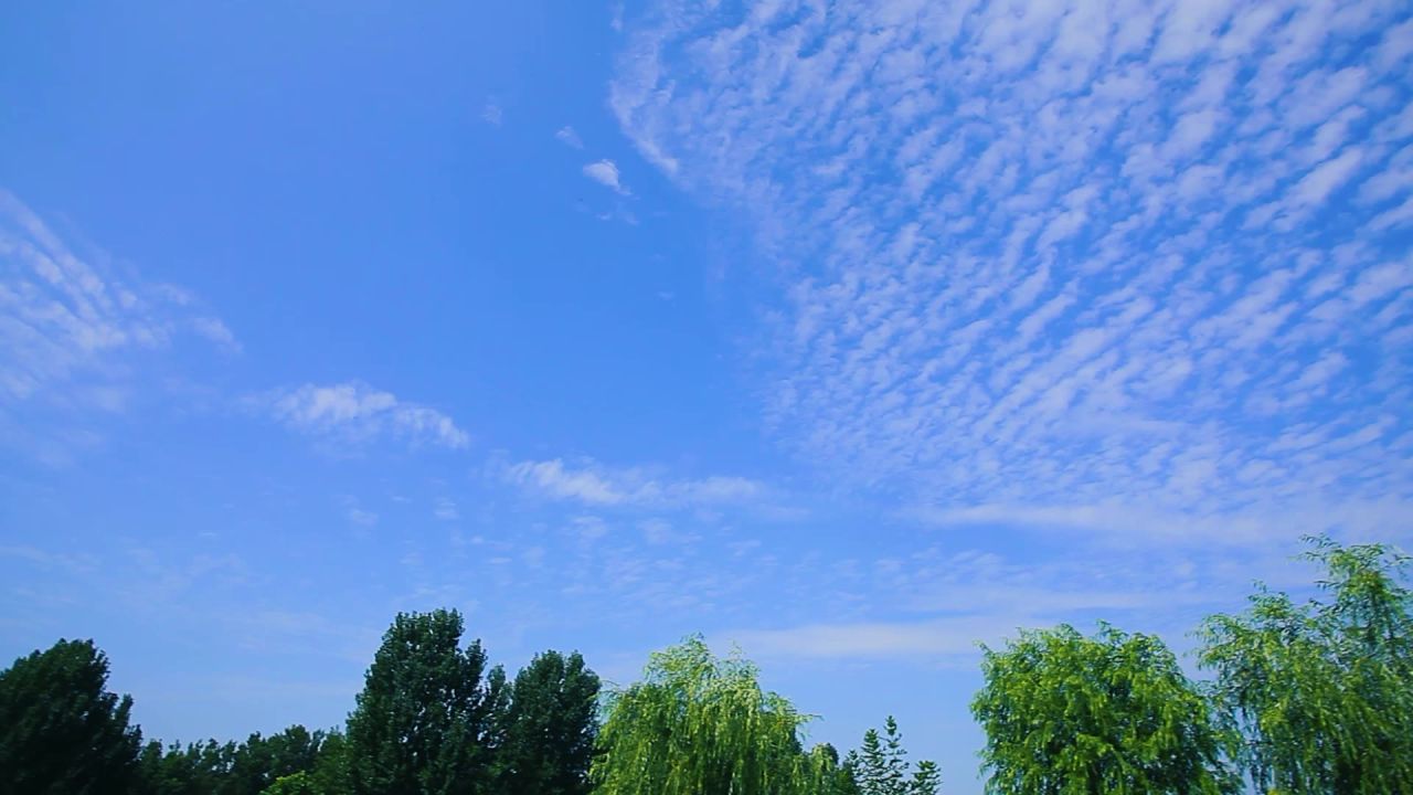 蓝天白云实拍