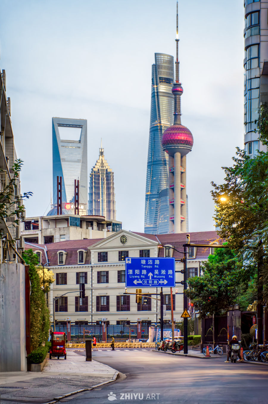 上海陆家嘴天际线