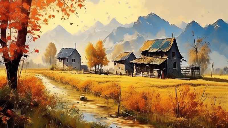 秋季治愈风景田园 116