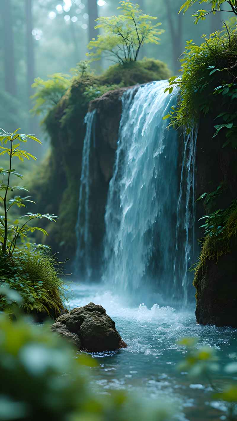 未来风格大自然森林超自然风景画质 8