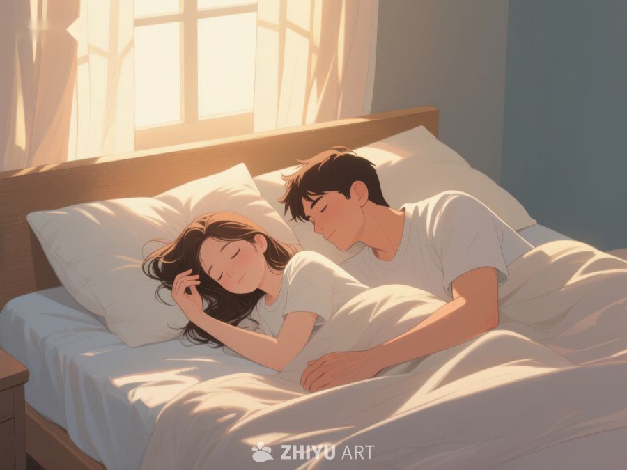 温馨晨光中的甜蜜睡梦 693