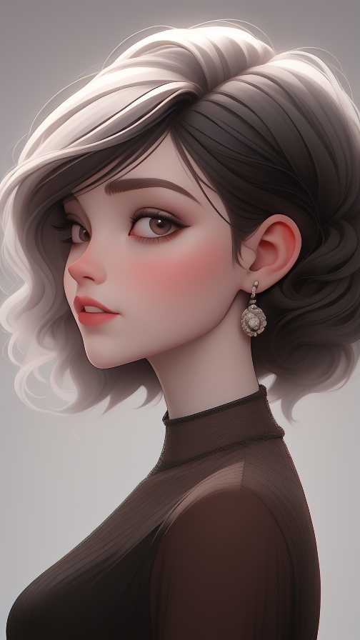 精致美女