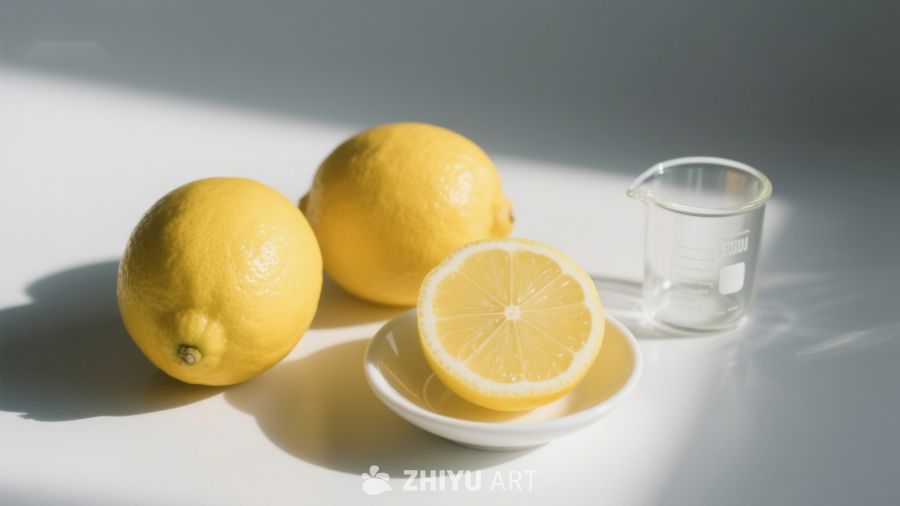 柠檬与量杯的静物组合 274