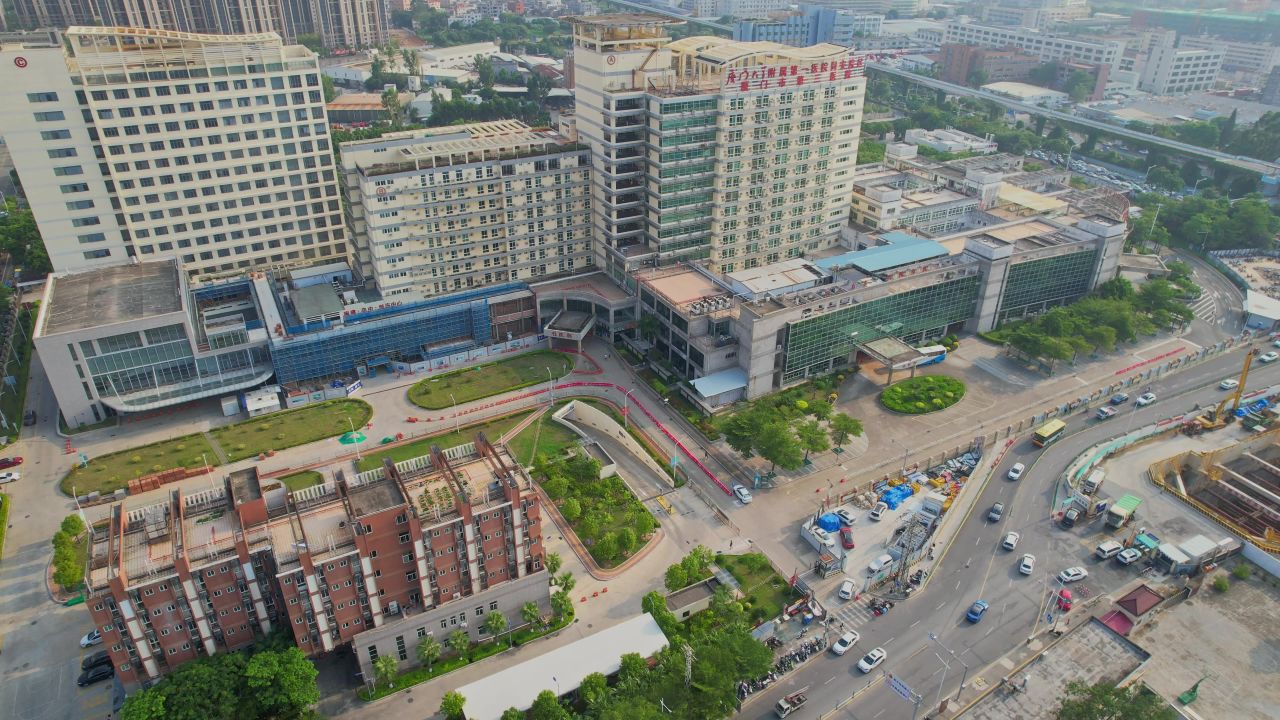 航拍厦门市第三医院 2