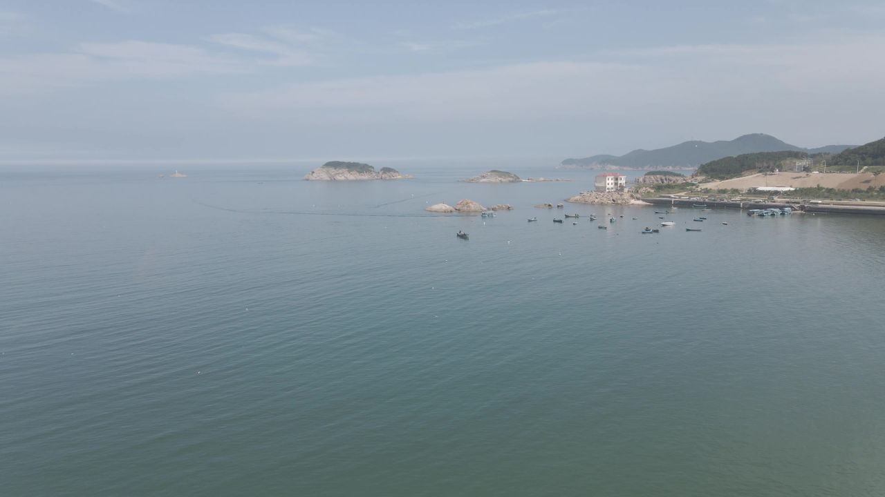威海半月湾航拍 1