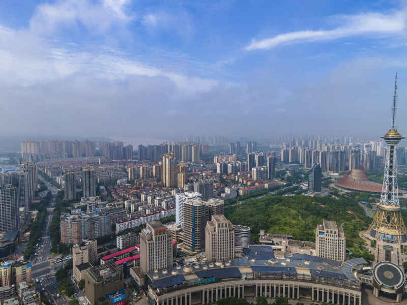 湖南株洲神龙公园航拍
