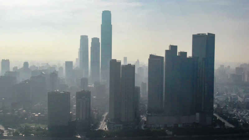 湖南长沙国金中心清晨迷