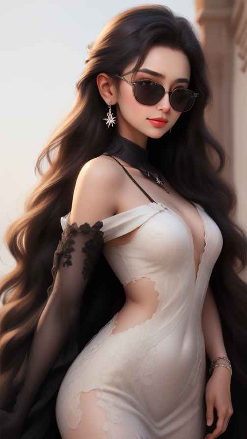 美女身材好看穿什么都好看