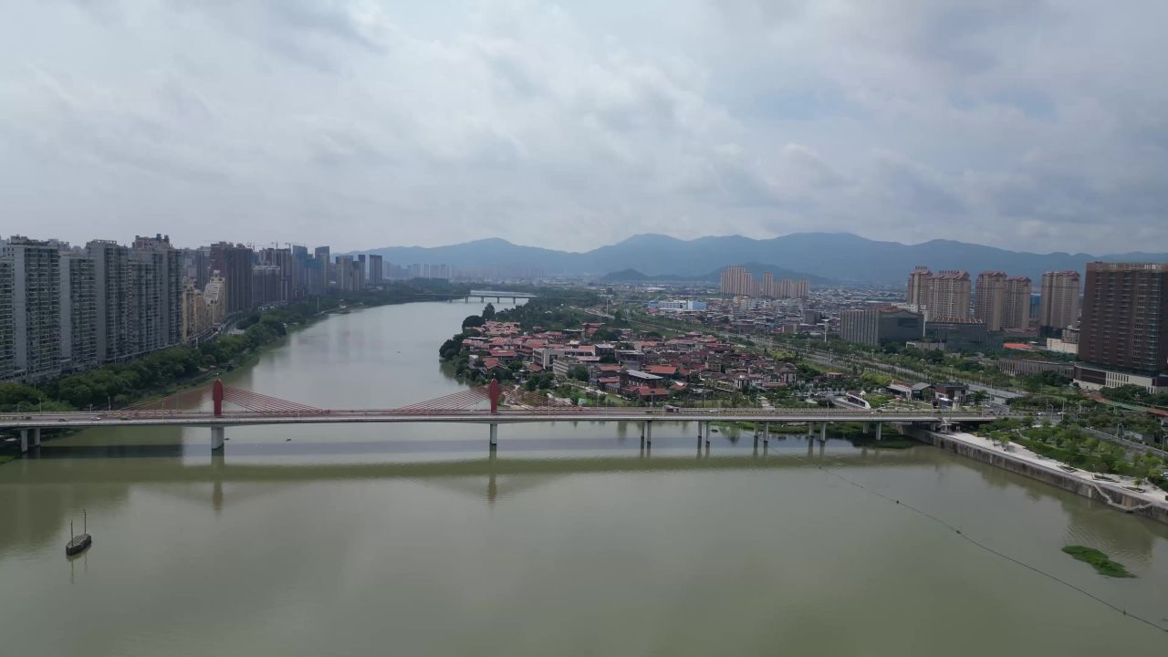 航拍福建漳州战备大桥