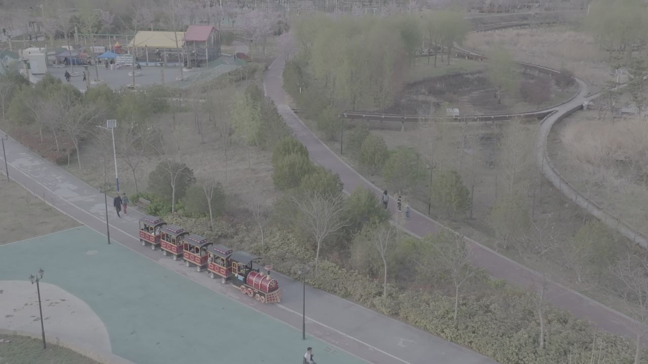 公园里的小火车时光