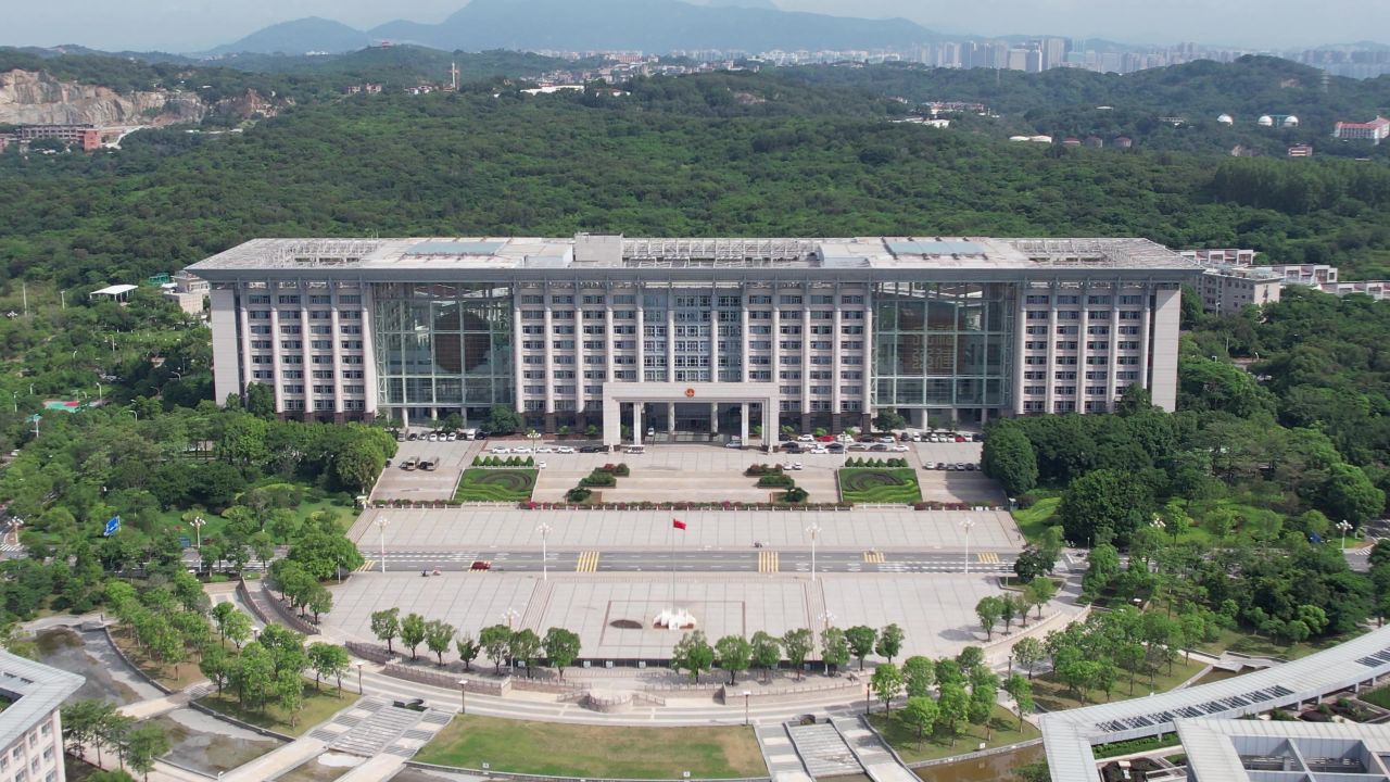 福建泉州城市风光地标建筑航拍