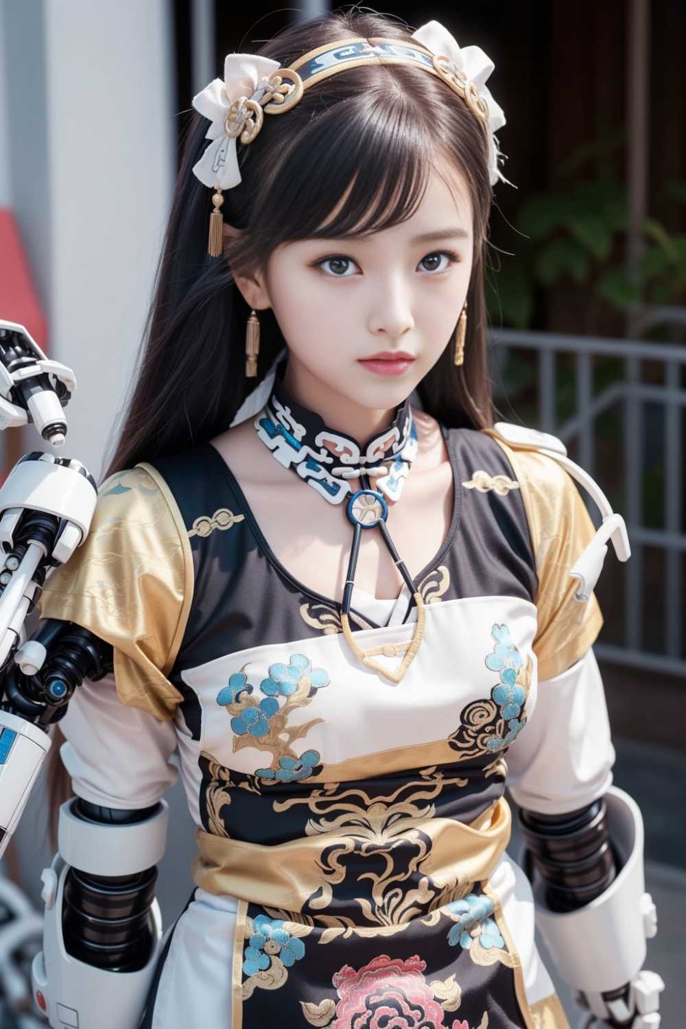 赛博美女