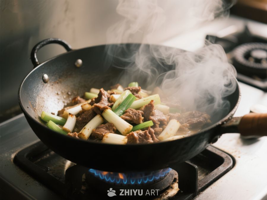 热气腾腾的炒锅美食 762