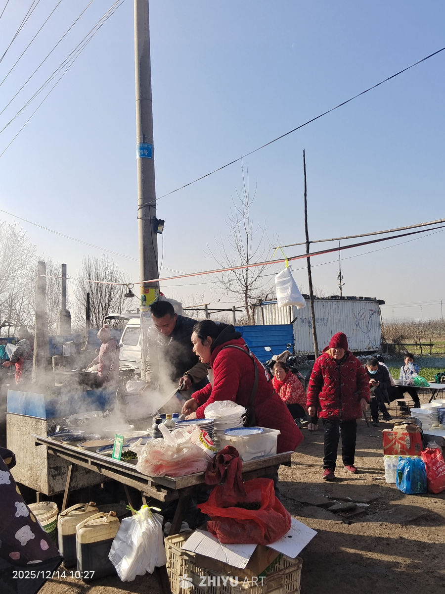 乡村集市美食摊