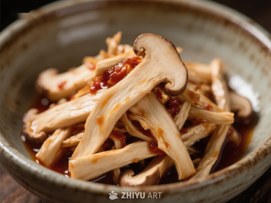 美味炒蘑菇，酱汁浓郁 985