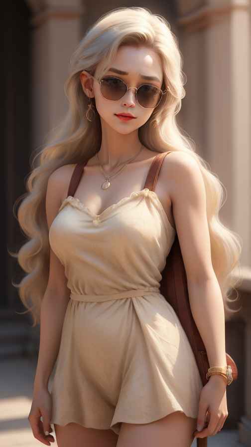 吊带美女