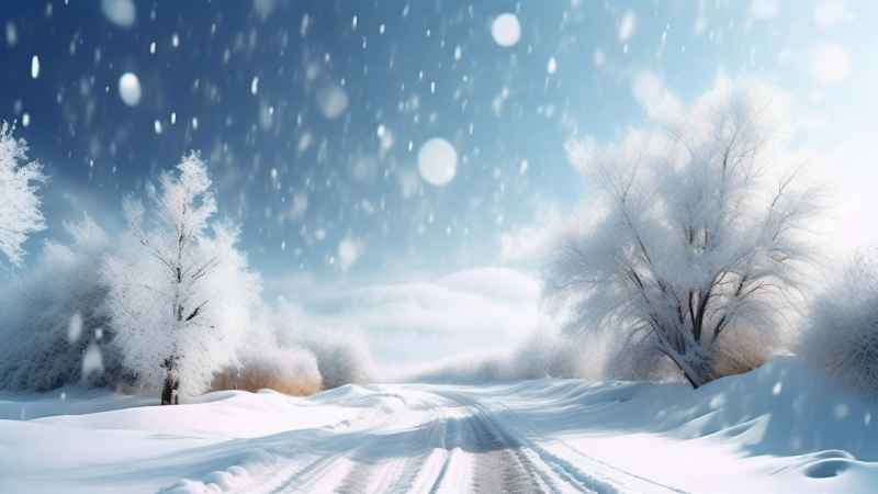 美丽冬季雪景 76