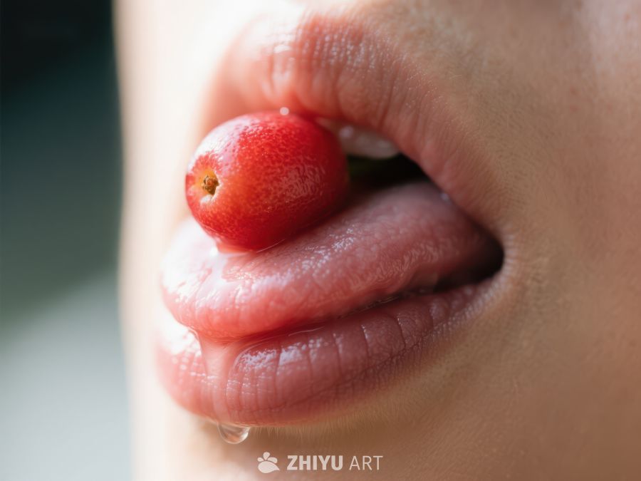 樱桃轻触唇间，细腻瞬间 816