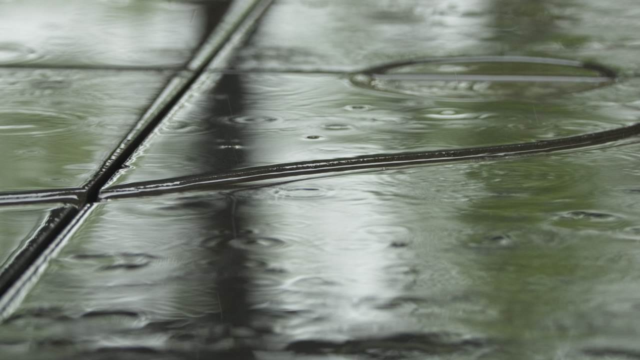 阴天下雨水滴雨滴天气 9