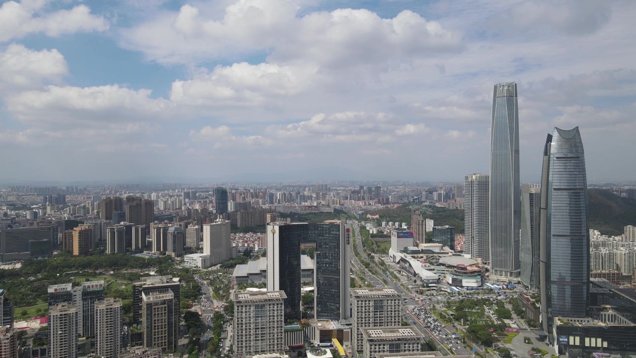 东莞市区航拍