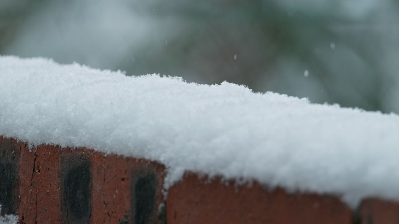 下雪慢镜头白雪皑皑4K实拍空镜