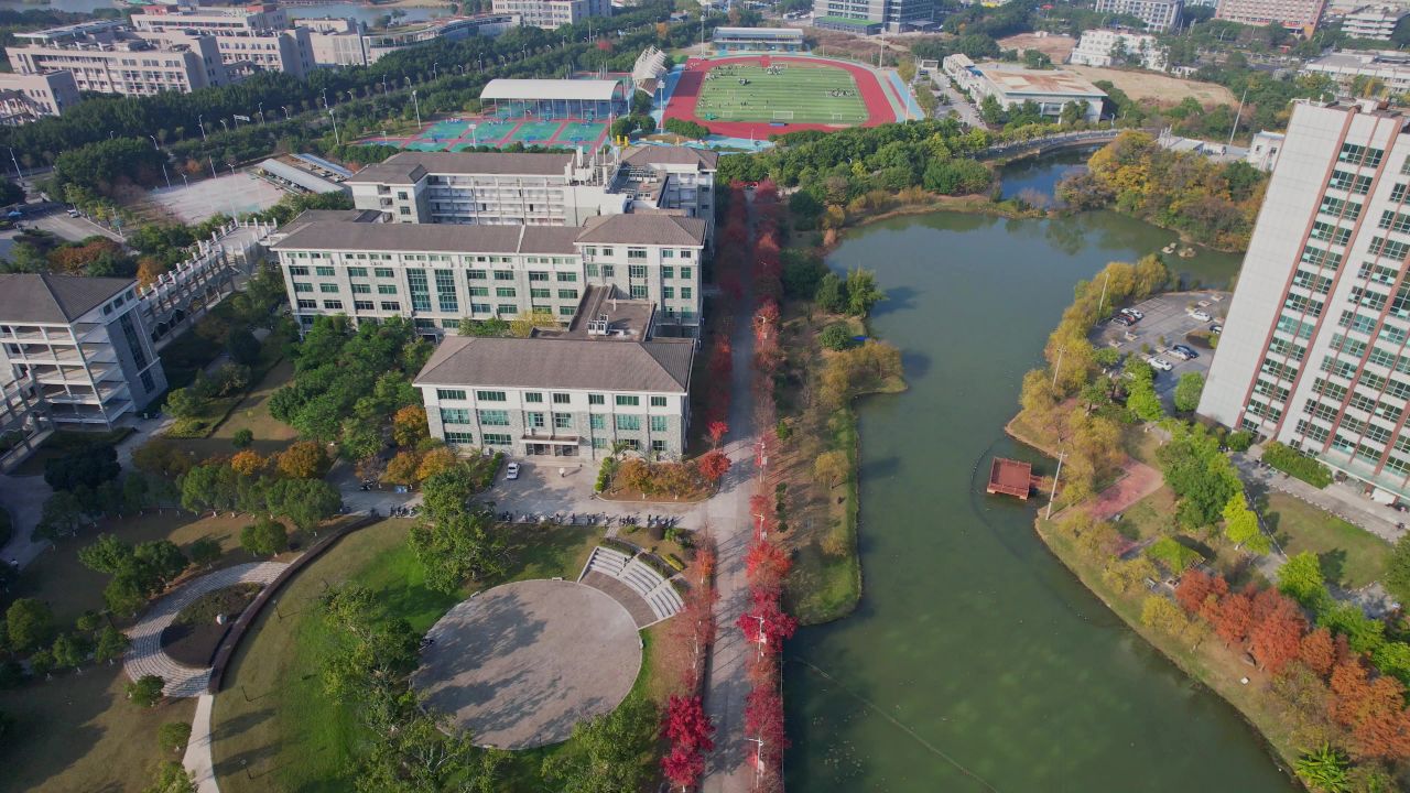 航拍福建江夏学院景观 10