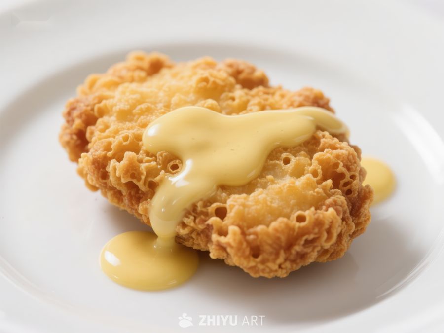 酥脆炸鸡配浓郁酱汁
