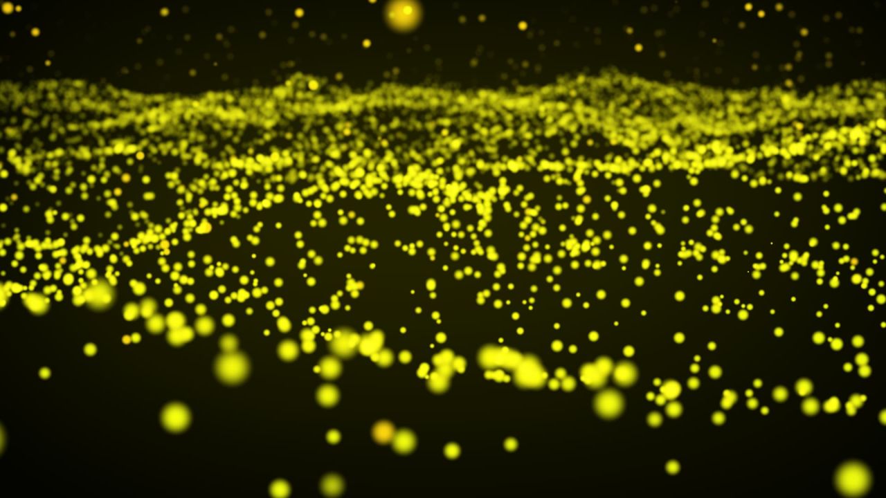 金色粒子海浪 粒子海洋 舞台背景 金色科技粒子背景 海浪粒子