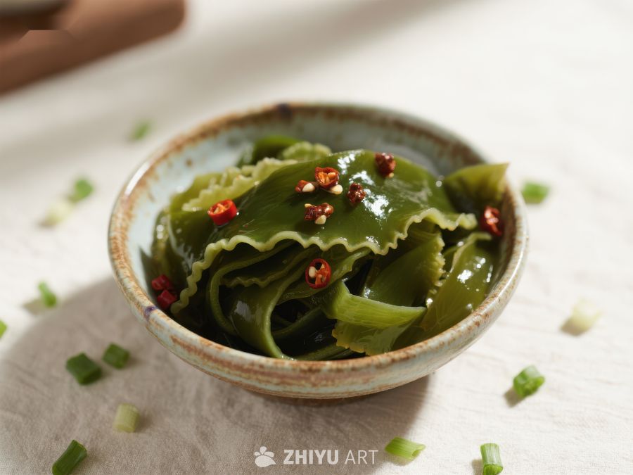 海带拌辣椒，清新可口小菜 193