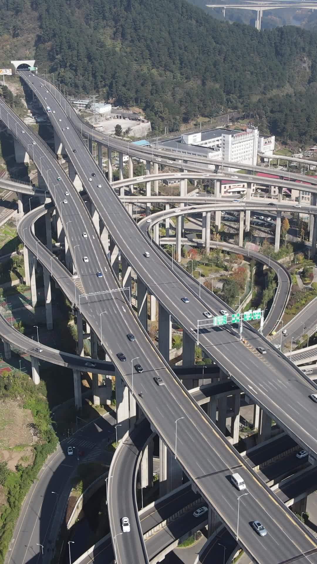 繁忙都市立交桥