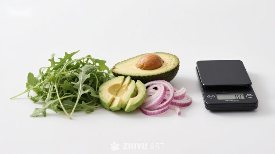 新鲜食材与电子秤