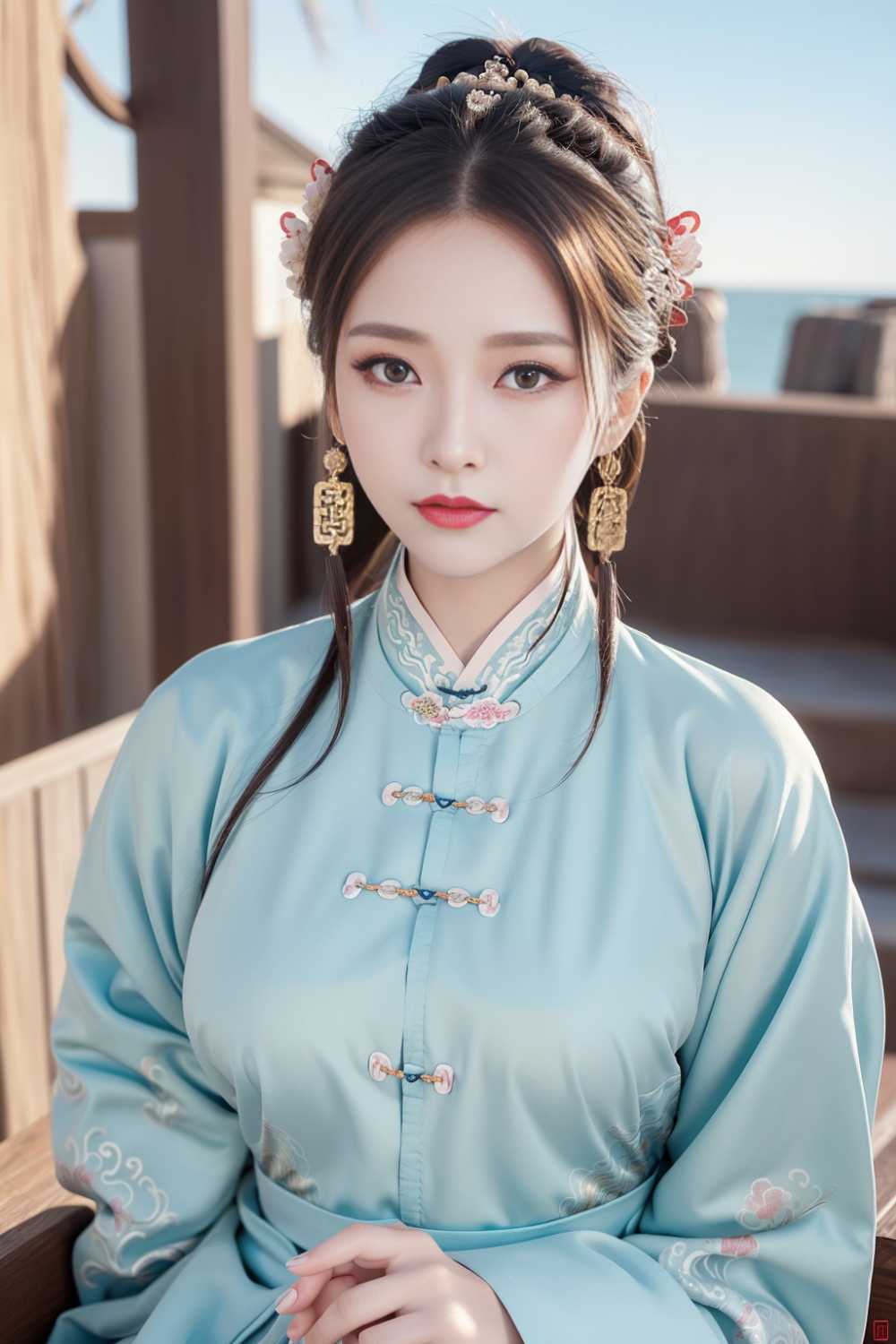 美女人像