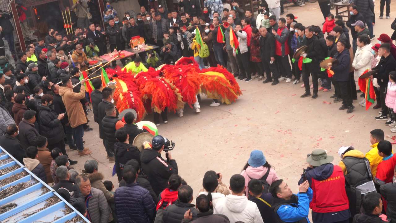 舞狮表演庆典