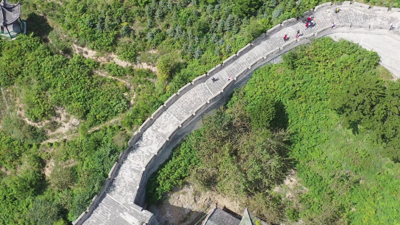 4K航拍山西雁门关长城城墙