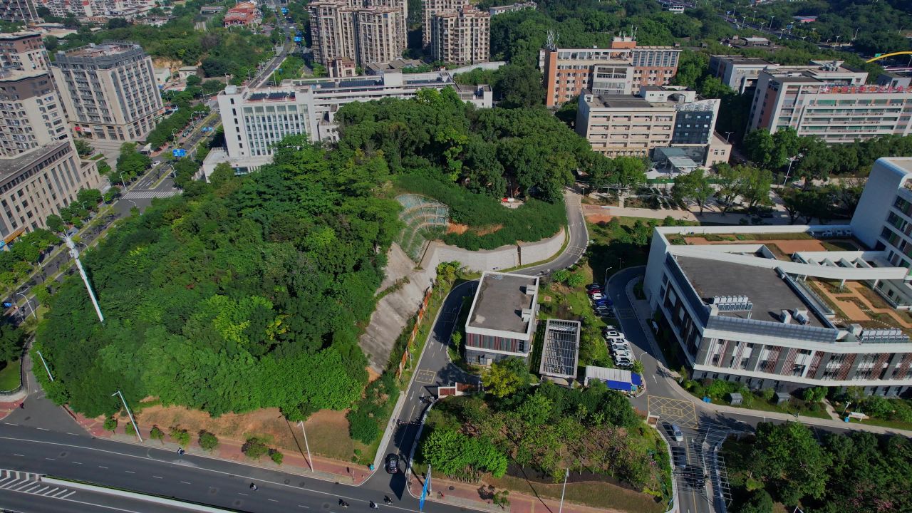 航拍福州市第四医院