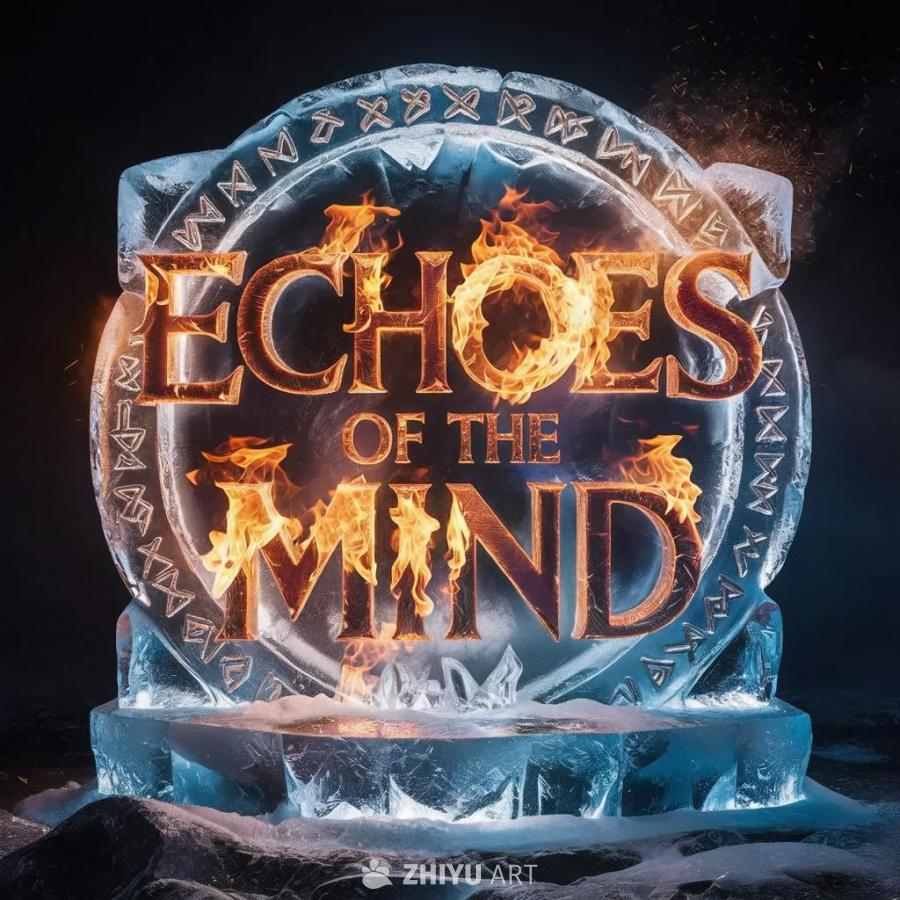 一个冰雕展示了“Echoes of the Min
