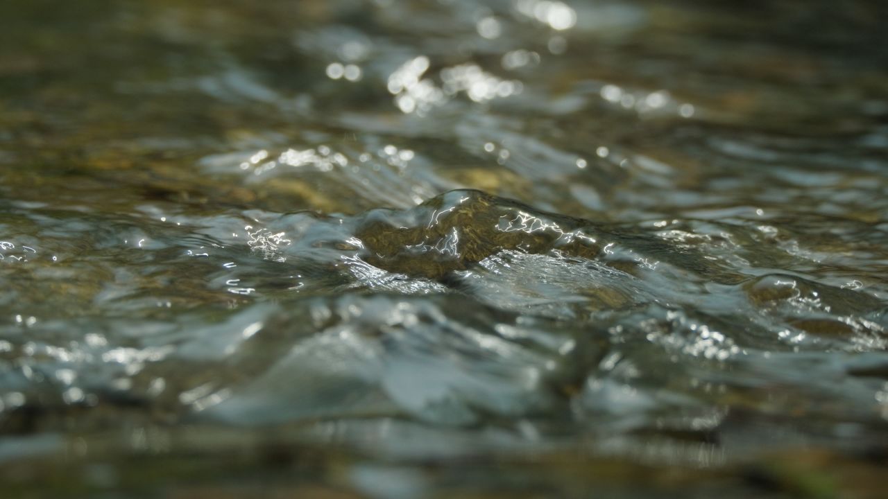 清澈山泉水温泉矿泉水小溪山涧 36