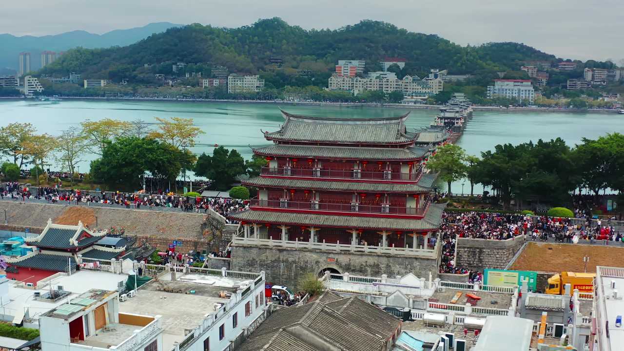 二五年航拍潮州古城十