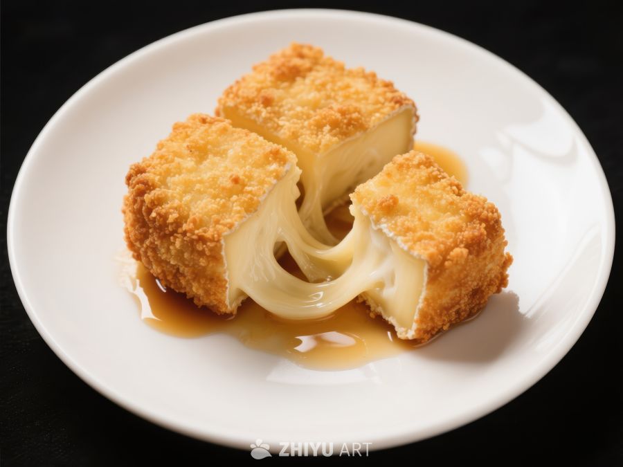 金黄酥脆的炸奶酪块