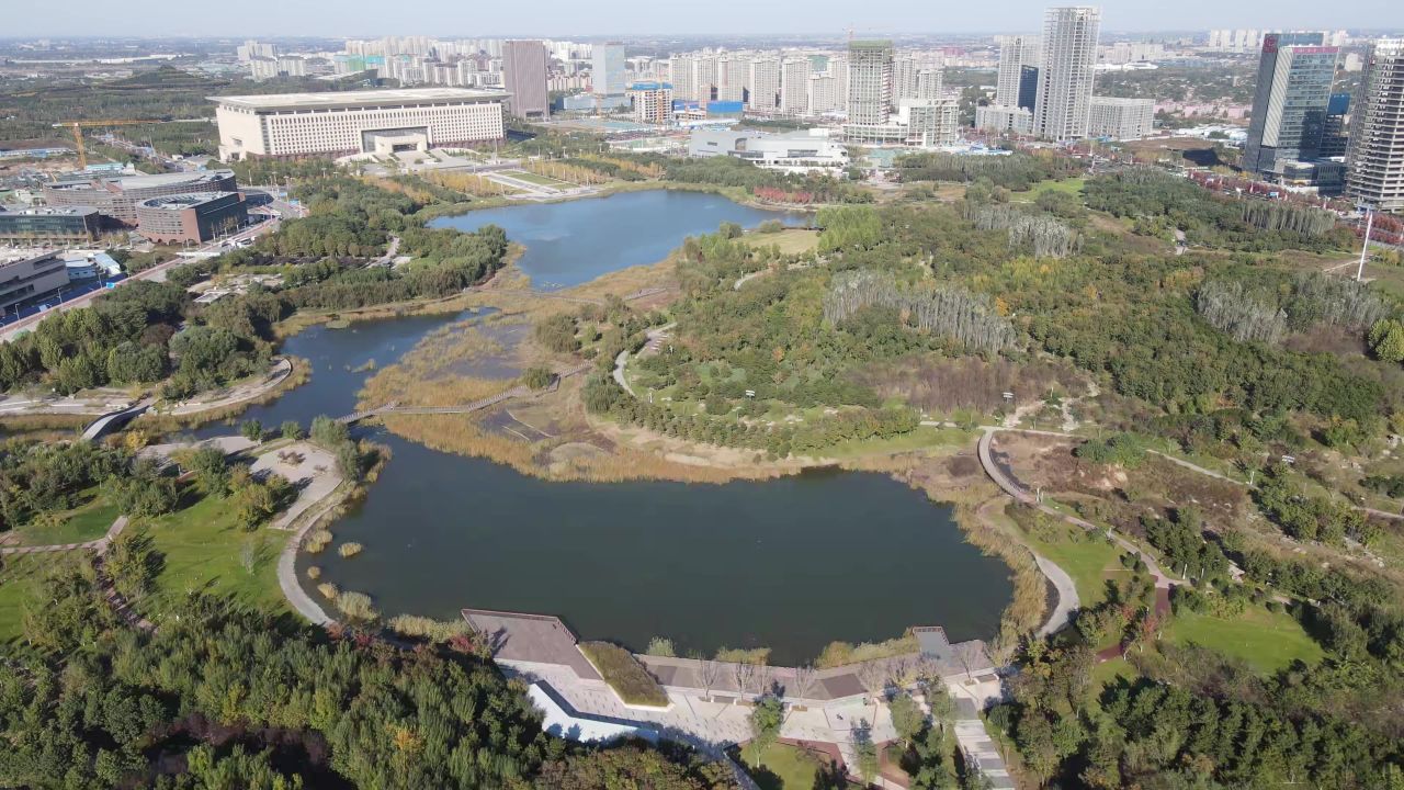 石家庄国际博览中心航拍
