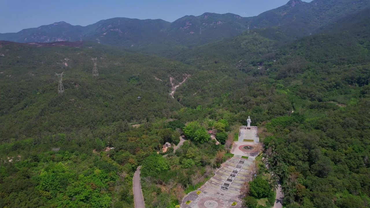 航拍厦门北辰山景区