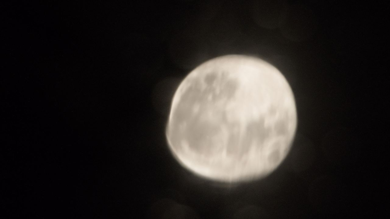 深夜玩天空月亮月球皎洁明月中秋满月 19