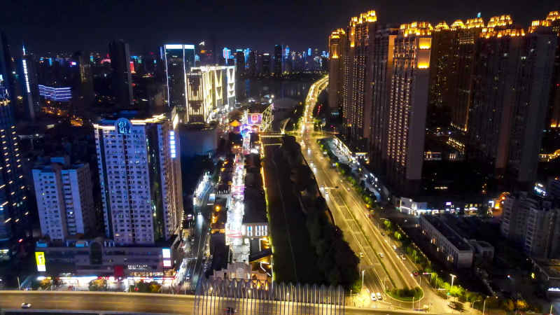 湖北武汉城市风光航拍摄影图
