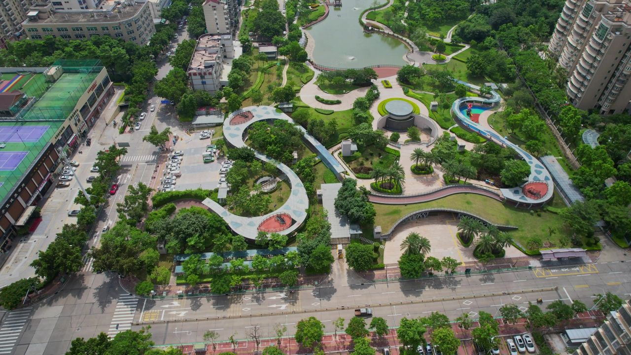 航拍厦门宁宝公园 12