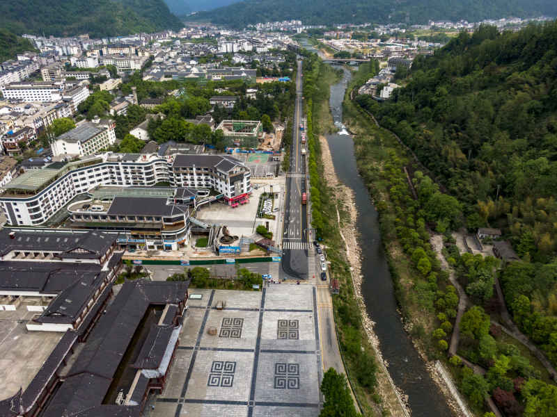 湖南张家界武陵源区航拍